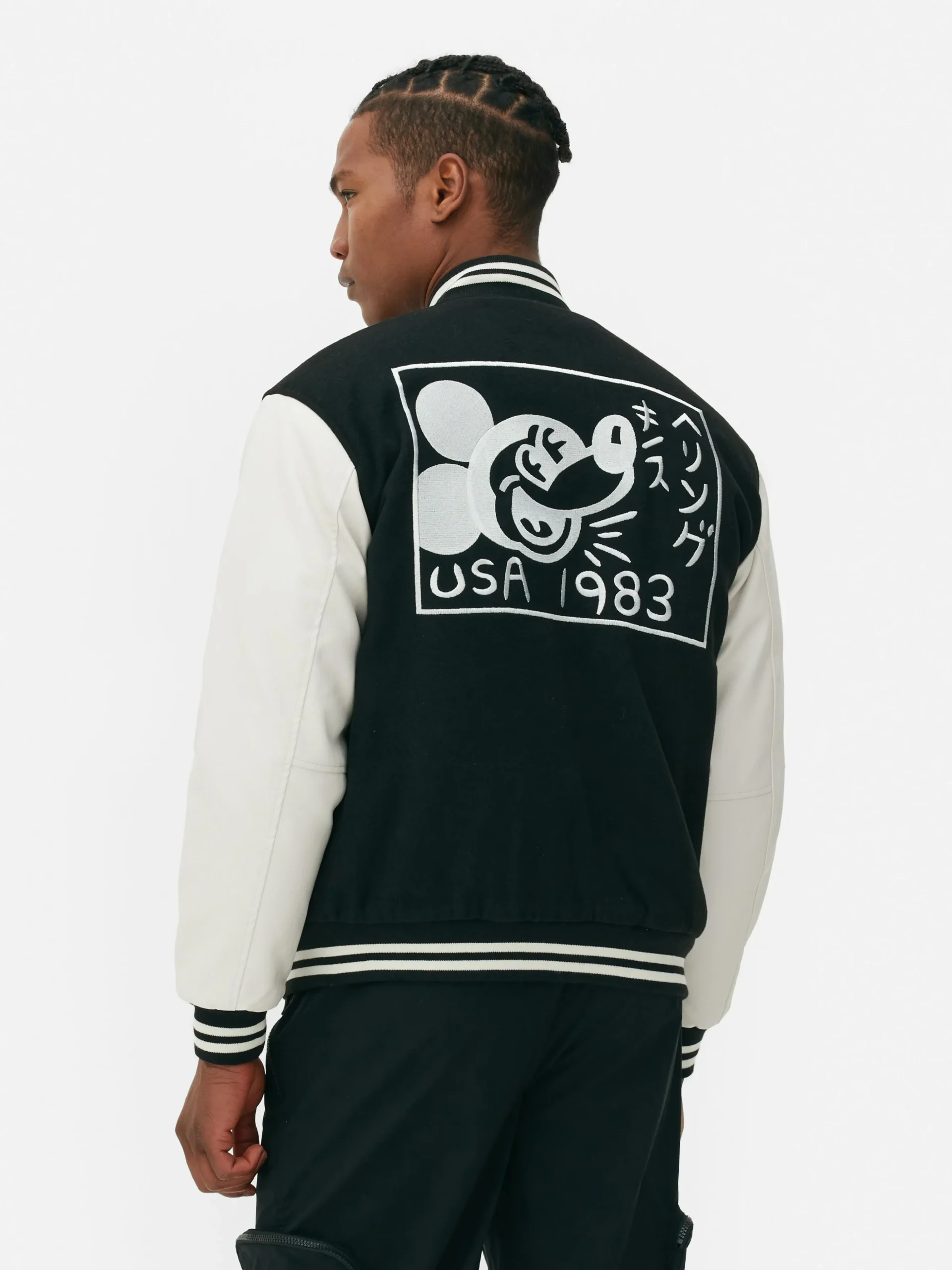 veste_universitaire_disne_3.webp Veste Universitaire Disney Mickey Mouse X Keith Haring