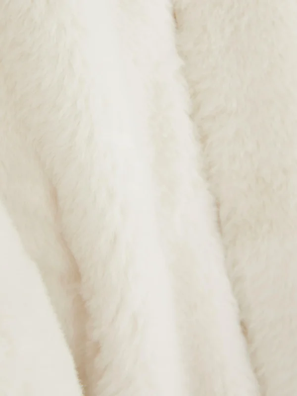 Veste Zippée En Fausse Fourrure